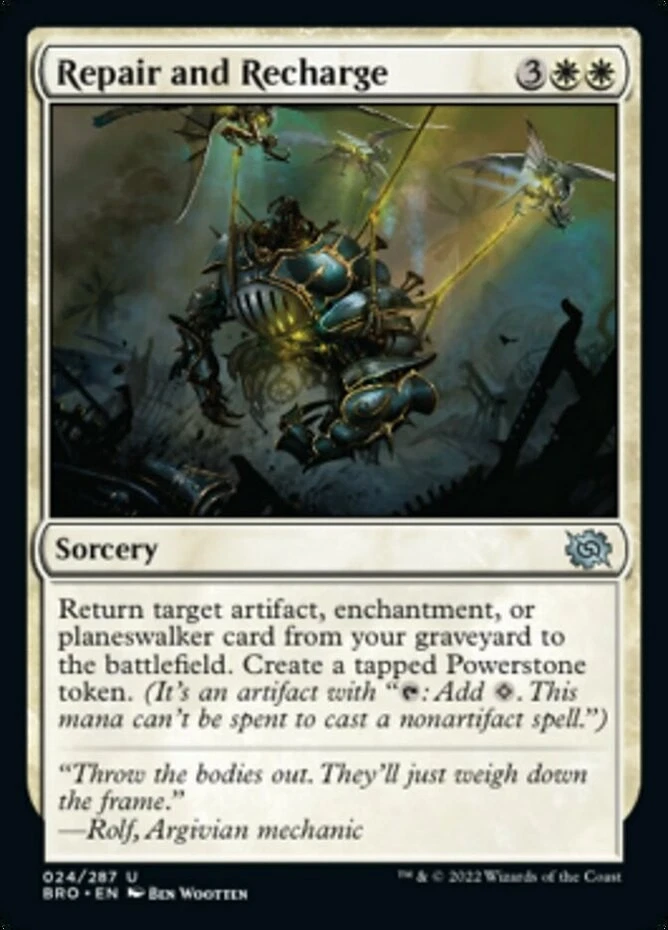 x1 Repair and Recharge - The Brothers' War - NM - MTG - Image 1 of 1