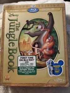 The Jungle Book Blu-ray 2014, Diamond edition With Slipcover DVD & Blu-ray - Picture 1 of 4