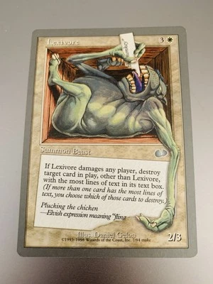 Lexivore Unglued (UGL) Magic Marte MTG  englisch  7/94 - Image 1 of 4