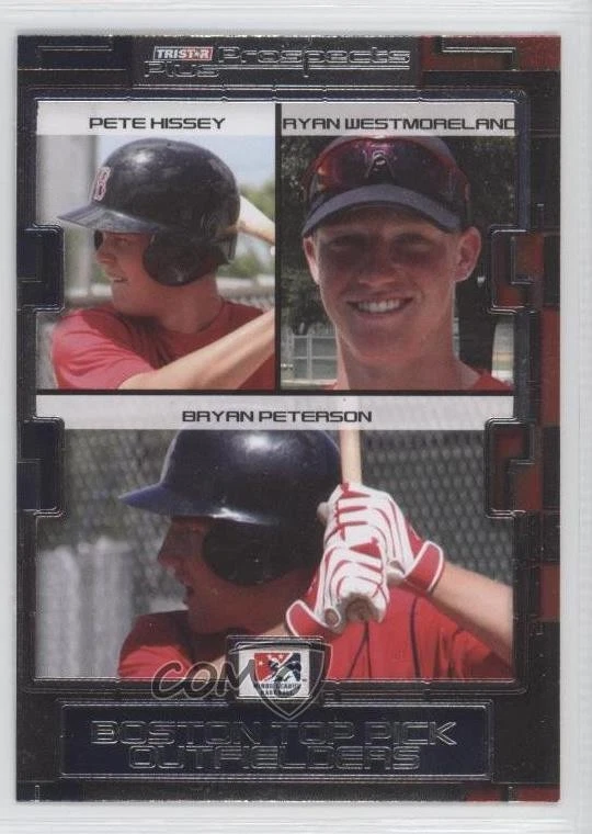 2008 TRISTAR Prospects Plus Pete Hissey Ryan Westmoreland Bryan Petersen #138 - Image 1 of 2