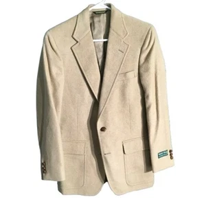 Hunter Haig Men Tan Camel Hair Sportcoat 39R NWT – Classic, Preppy, Office Siren - Picture 1 of 8