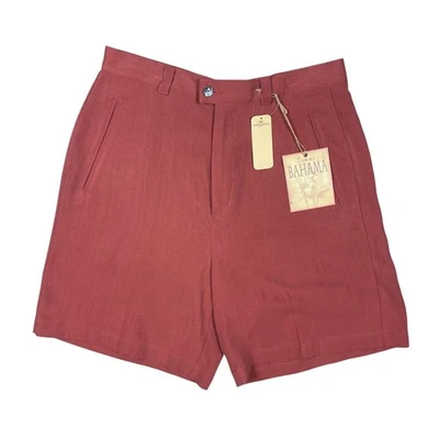 Новый с Ярлыками Tommy Bahama Lucky пенни шорты размер 10 женщин 100% шелк Бермуды со складками - Изображение 1 из 4