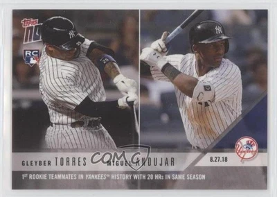 2018 Topps Now /2529 Gleyber Torres Miguel Andujar #648 Rookie RC - Image 1 of 2