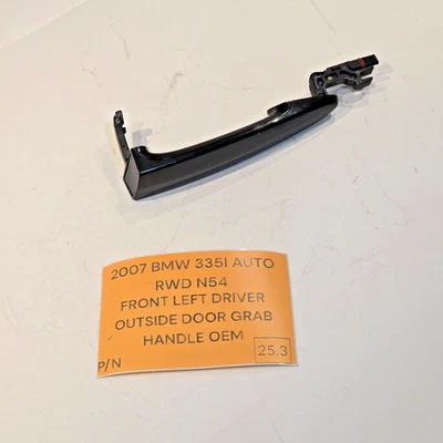 07-13 BMW E90 E92 328i 335i Front Left Driver Side Outside Door Handle OEM - Изображение 1 из 4