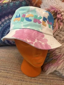 Disney Mickey Mouse Tie-Dye Spirit Jersey Bucket Hat for Adults New w/o tags - Picture 1 of 6