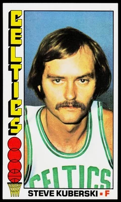 Steve Kuberski, 1976-77 Topps, #54, Boston Celtics, - Image 1 of 2