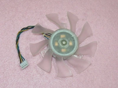 Cooler Fan For ATI NVIDIA YD128015EL 75mm 4 Pin Graphics Card - Image 1 of 2