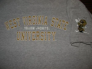 West Virginia State University Yellow Jackets Kids Youth Large T Shirt WVSU Nice - Picture 1 of 2
