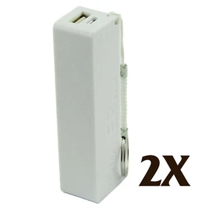 2X Estuche Cargador de Batería Externo Portátil de Respaldo Banco de Alimentación 18650 - Imagen 1 de 5