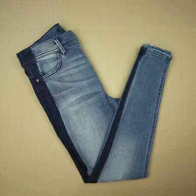 Level 99 Ankle Skinny Jeans Women's Size 29 Blue Side Stripe Medium Wash Denim Foto 1 de 4