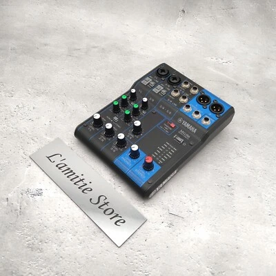 YAMAHA MG06 6 Channel Mixing Console 2 Mic 6 Line Inputs Mixer Effects JP Black - Image 1 of 4