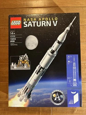 Brand New Sealed LEGO 21309 Ideas: NASA Apollo Saturn V  Retired - Image 1 of 4