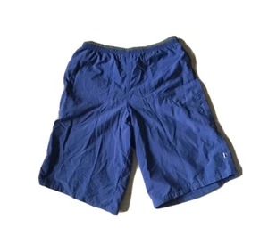 Vintage REI Boys Board Shorts Hiking Outdoors Blue Nylon Size XL 16/18 - Picture 1 of 8