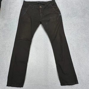 VTG Oakley Pants Adult 42 x 32 Brown Skate Baggy Hip Hop Cotton Y2k's Utility - Picture 1 of 14