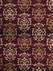 Burgundy Contemporary 2x7 Area Rug United Weavers 851-10734 - Approx 2'3" x 7'2" - Picture 1 of 3