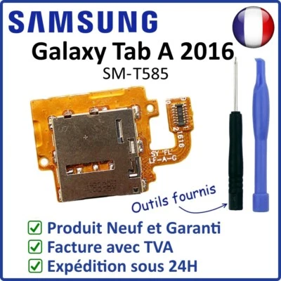 LECTEUR INTERNE DE LA CARTE SIM DU SAMSUNG GALAXY TAB A 2016 SM-T585