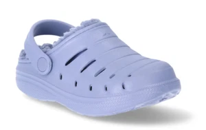 Rugged Shark Toddler Girls Size 8 Light Blue Lightweight Eva Clogs violet NEW - Picture 1 of 5