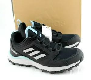 ADIDAS Size 10 Terrex Agravic Black / Mint Women's Trail Running Shoe MSRP $100 - Picture 1 of 10