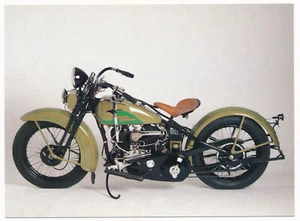 Harley-Davidson American Thunder 1933 modelo VE - postal - Imagen 1 de 2