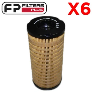 6 x EF4081 Particle Max Pro Fuel Filter - Cat, Perkins - S43975, 934181, 1R1804 - Picture 1 of 1
