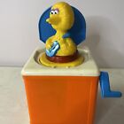 Vintage 1985 Hasbro Playskool Big Bird Jack In The Box Sesame Street Toy