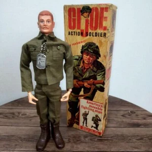GI JOE Action Soldier Foreign Head Talking 1960s Vintage - Picture 1 of 11