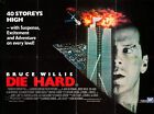 NEW Bruce Willis Die Hard 80s Movie Poster Print Canvas Free Shipping 1980s