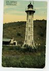 1912 Postcard Photo Guantanamo Lighthouse Fisherman Point Photograph Posted CUBA
