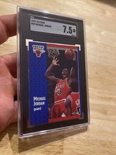 Michael Jordan SGC 7.5 Fleer 1991 #29 Card Collector Chicago FIGHT INFLATION