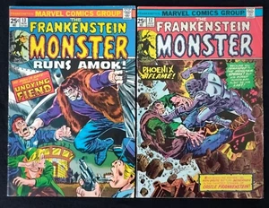 Il mostro di Frankenstein 13, 17 lotto di 2 libri Un secolo sul ghiaccio Bronzo Horror 1974 - Foto 1 di 10