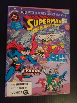 BEST OF DC BLUE RIBBON DIGEST #66, SUPERMAN TEAM-UP ACTION, FN-VF, COPPER, 1985 - Image 1 of 2