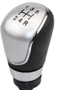 POMELLO LEVA CAMBIO PER FORD FIESTA 08 FOCUS CMAX MONDEO IMPUGNATURA 5 MARCE SIL - Imagen 1 de 2