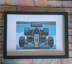 formula 1 F1 Ayrton Senna f1 Lotus Legends Picture Print Pop Art Tribute - Picture 1 of 1