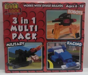 Best lock 3 in 1 multi pack Toy Age 6-12 Military, Robots & Racing - Picture 1 of 2