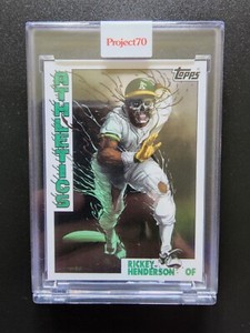 Rickey Henderson by Alex Pardee - Topps Project 70 Card #812 - Oakland A's