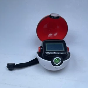 2008 Jakks Pokemon Nintendo LCD Electronic PokeBall Game Tested working (Read) - Foto 1 di 17