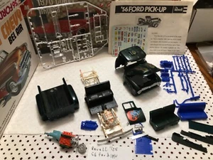 REVELL 1/25 VINTAGE 1956 FORD P/U BUILDER W/EXTRA PA PARTS USED CIRCA 70’S ERA - Picture 1 of 5