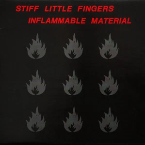 STIFF LITTLE FINGERS Inflammable material LP (1979 ROUGH 1) UK Prressing - Bild 1 von 1