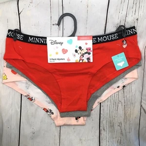 Confezione 3 Mutandine Disney Donna Minnie Mouse Hipster Taglia a Scelta - Foto 1 di 6