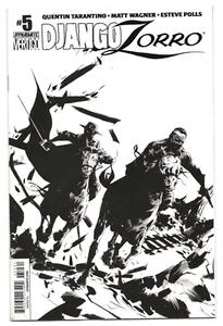 Dynamite DJANGO ZORRO #5 first printing B&W cover - Picture 1 of 2