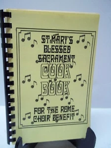 Rome Choir Benefit Cookbook St. Mary's Blessed Sacrament Belleville Illinois - Imagen 1 de 3