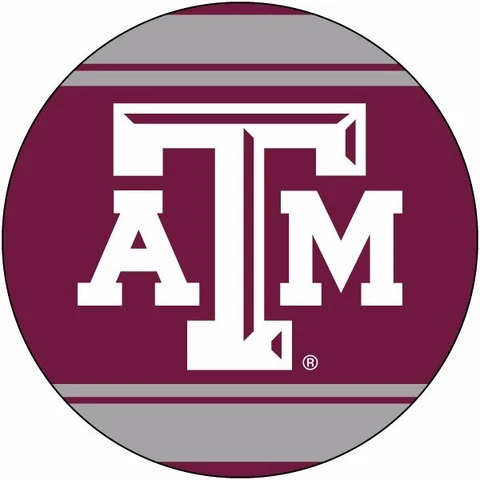 TEXAS A&M 4" MAGNET w/ STRIPE-TEXAS A&M AGGIES CAR MAGNET-NEW FOR 2016! Cover