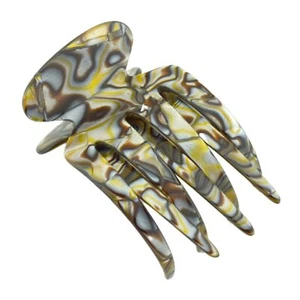 Artiglio per capelli mascella mascella fatto a mano French Amie Paw 2 3/4" cellulosa per donna e ragazza - Foto 1 di 26