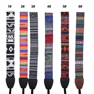 Tribal Ethnic Style Decorative Shoulder Neck Belt Camera Straps for SLR DSLR USA - Picture 1 of 13