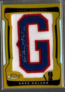 2009 Finest Refractors Gold #158 Greg Golson /10 auto - Picture 1 of 1