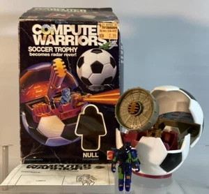 Vintage 1989 Computer Warriors Soccer Trophy Radar Rover Null Complete Box Ball - Picture 1 of 12