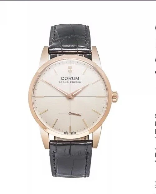 Corum Grand Precis 18k Rose Gold Le Manual Wind Mens Watch LIMITED EDITION - Image 1 of 1