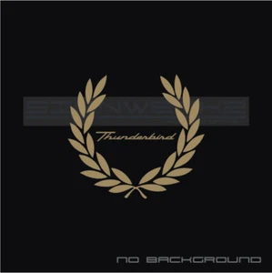 Ford Thunderbird Racing Wreath Decal Sticker logo Pair - Bild 1 von 11