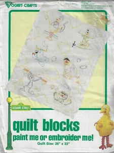 Sesame Street~ At The Circus ~ Quilt Blocks Kit  Embroidery or Painting #9471 - Picture 1 of 2