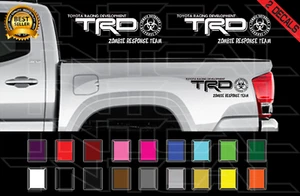 TRD ZOMBIE RESPONSE TEAM Decals Fits: Tacoma Tundra Truck Offroad Vinyl Stickers - Picture 1 of 2